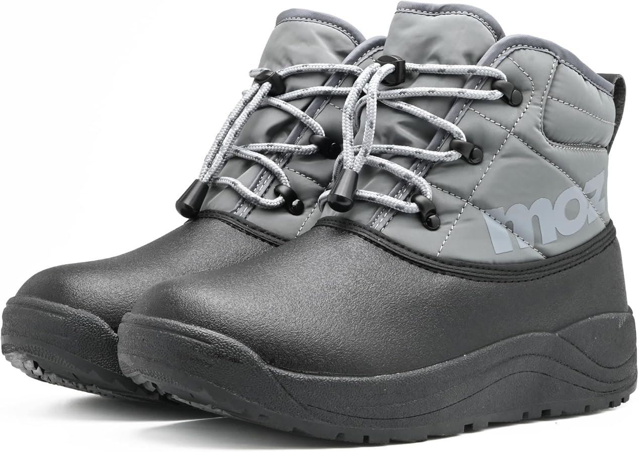 Amazon | [モズ] 防寒 ビーンブーツ スノーブーツ メンズ ショート丈